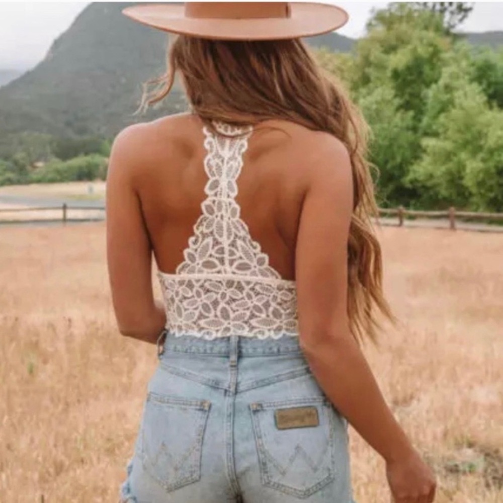 ⭐️ All Lace Boho Bralette - Beautiful (Size Large) - Picture 3 of 10